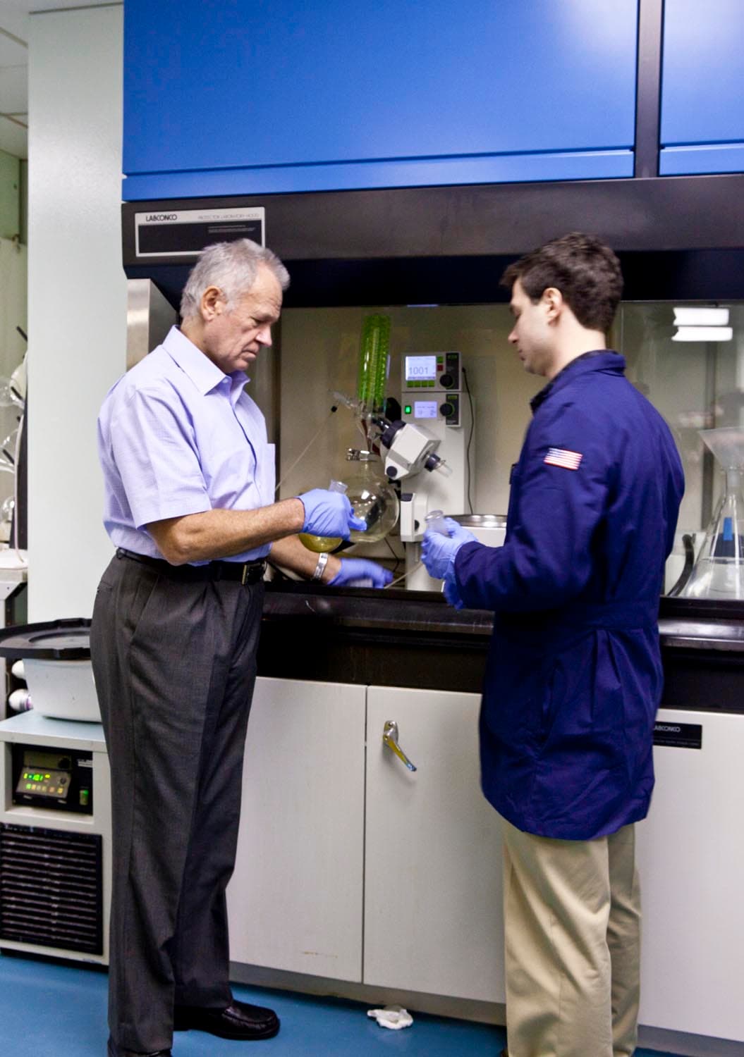 Scientists conducting research at Mironova Labs