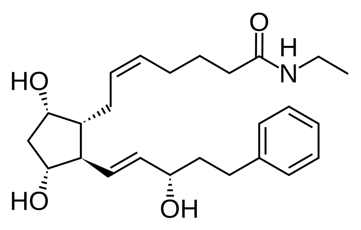 Bimatoprost chemical structure