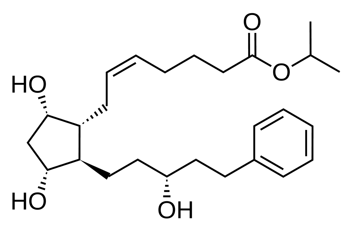Latanoprost chemical structure