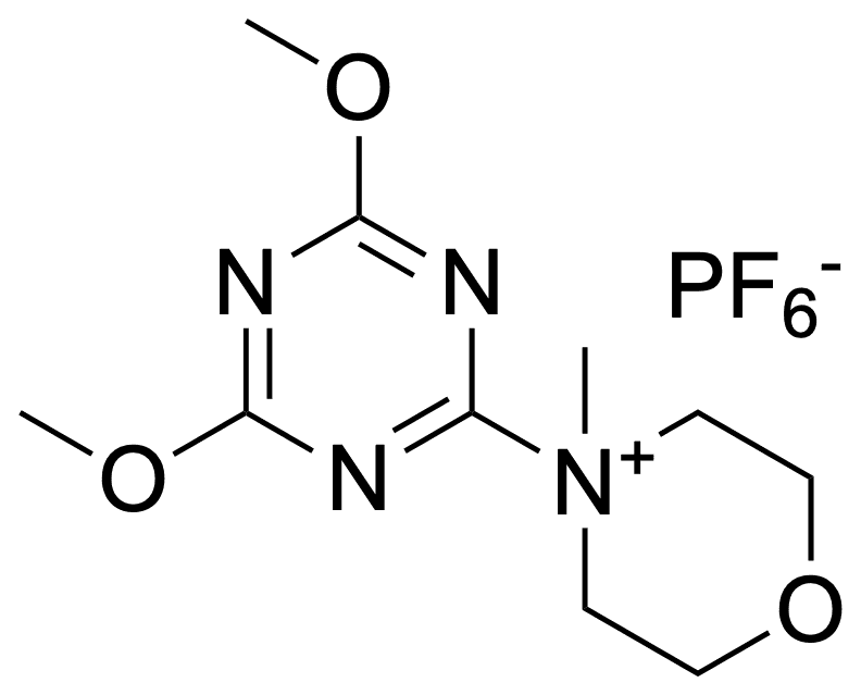 DMTMM hexafluorophosphate (PF₆⁻) chemical structure