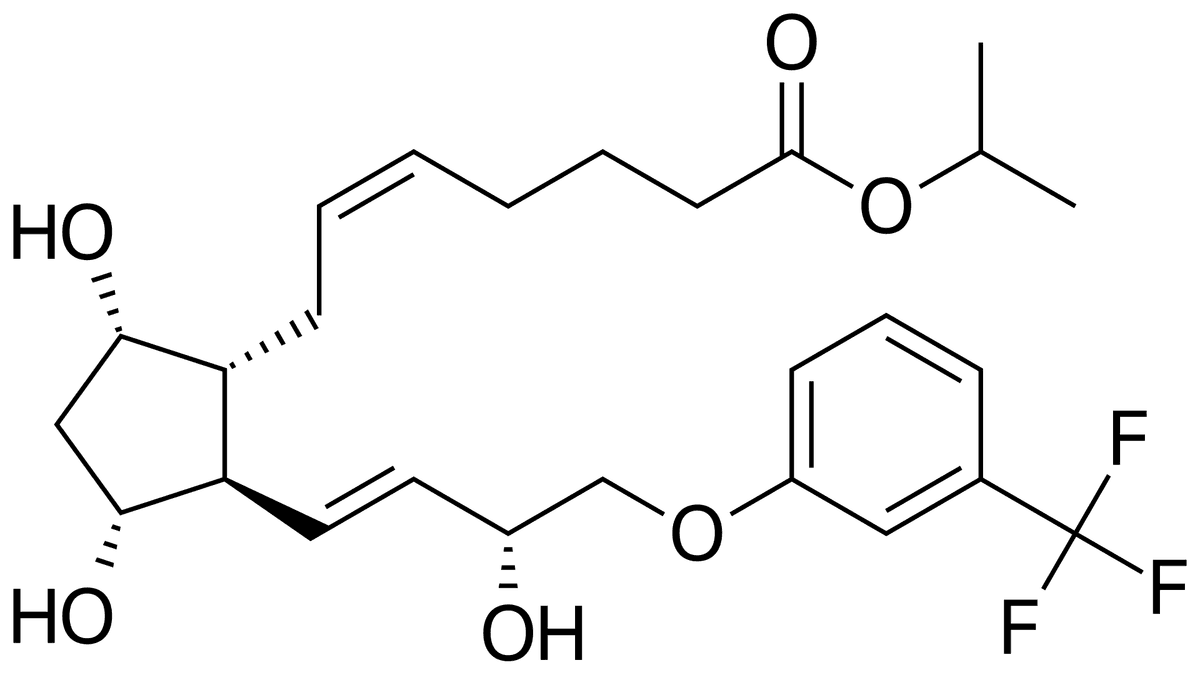 Travoprost chemical structure