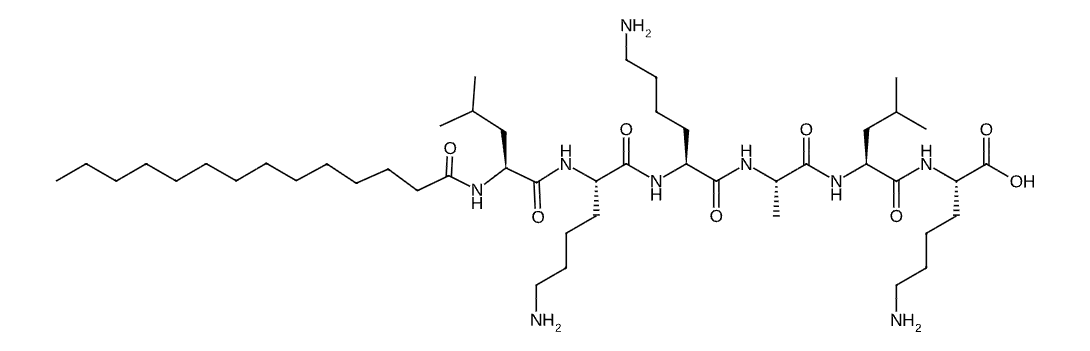 Myristoyl Hexapeptide-16 chemical structure