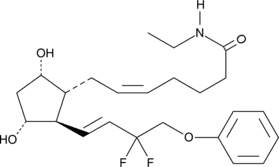 Tafluprost Ethyl Amide chemical structure